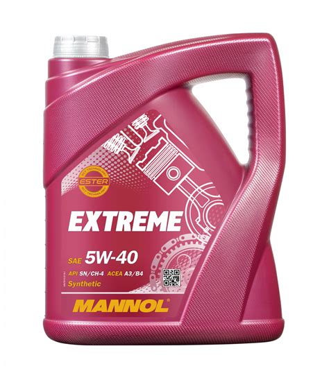 Barrel MANNOL 7915-5 Mannol Extreme Синтетическое Моторное Масло 5W40 ...