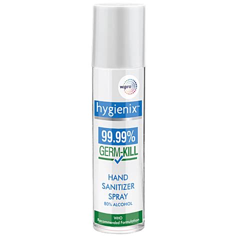 Buy Hygienix Hand Sanitizer Spray 99 99 Germ Kill 80 Alcohol