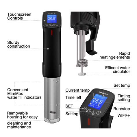 Inkbird 1,000 Watt Sous Vide Cooker (Digital Recirculating Heat Stick) | Homebrew Finds