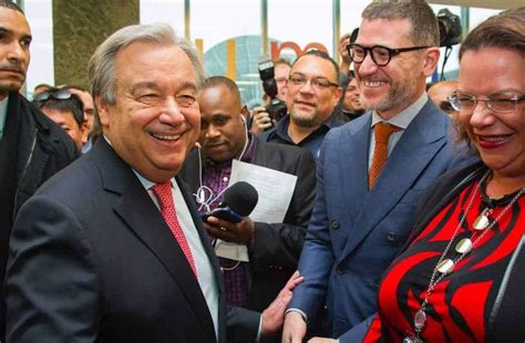 António Guterres, Sounding Priestlike, Arrives for Work as UN Secretary ...