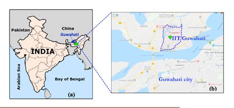 guwahati city  india  study area indian institute