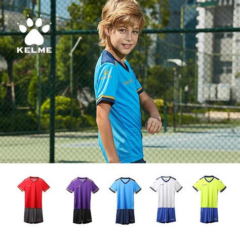 Kelme Custom Kids Soccer Jersey Football Uniforms Training Suit