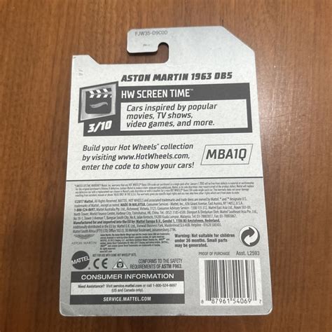 Hot Wheels Aston Martin DB Skyfall HW Screen Time