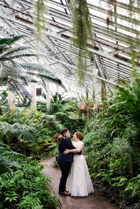 Garfield Park Conservatory Wedding Emma Mullins Photography