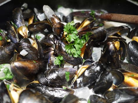 Moules La Cr Me De Roquefort Roquefort Recette Moules Moules