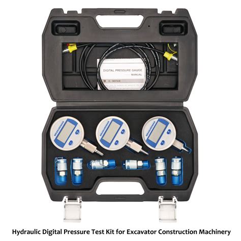 MEASUREMAN Portable Excavator Hydraulic Digital Pressure Test Coupling