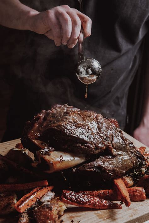 Sunday Roast Of Wild Venison Shoulder Discovered Foods