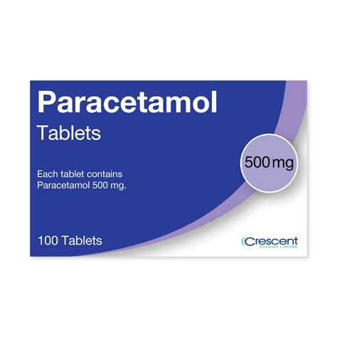 Paracetamol 500mg Tablets POM Crescent Pharma