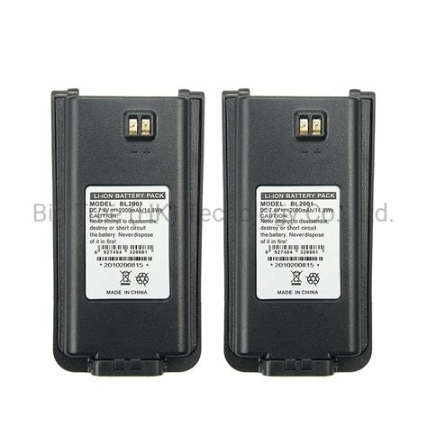 Bl Mah Li Ion Battery For Hyt Radios Tc Tc P Tc Tc