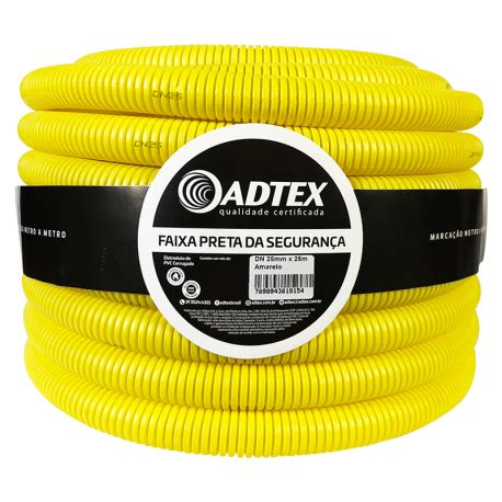 Conduite Corrugado 25mm 3 4 25 Metros Amarelo