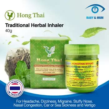 Hong Thai Traditional Thai Herbal Inhaler Bottle