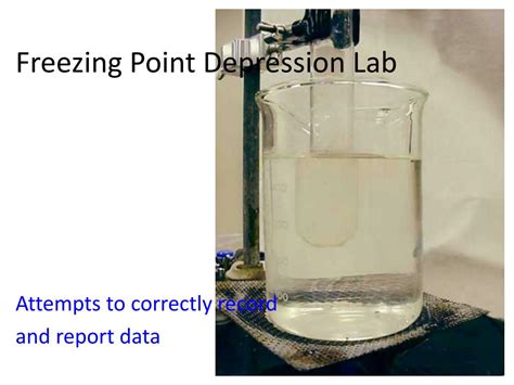 Ppt Freezing Point Depression Lab Powerpoint Presentation Free