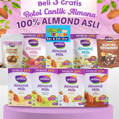 Jual ALMONA Almond Milk Powder ASI BOOSTER With Daun Katuk Dairy Free