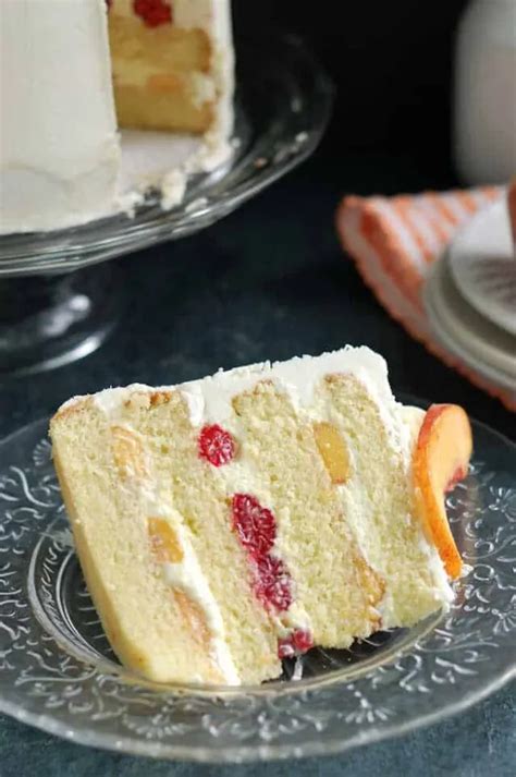 Peach Melba Cake - Baking Sense®