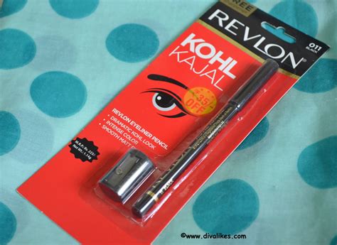 Revlon Kohl Kajal Eyeliner Pencil 011 Black Review Diva Likes