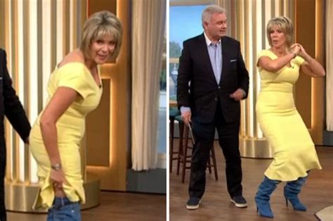 This Morning Ruth Langsford Channels Jlo In Twerkathon Daily Star