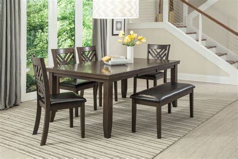 Fresno Complete Butterfly Leaf 6 Piece Dining Set C1632d Dtx 1bxxds2dn1 Bkxx Lifestyle