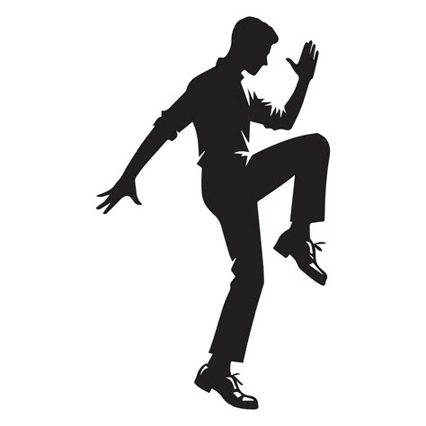 Stamp Dance Silhouette Illustration 43343863 Vector Art at Vecteezy