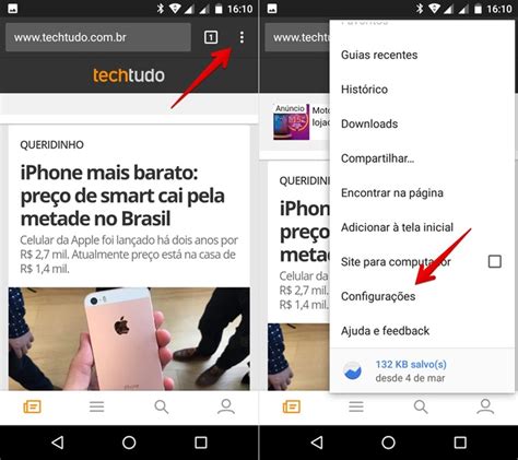 Como ativar o bloqueador de anúncios do Chrome no celular