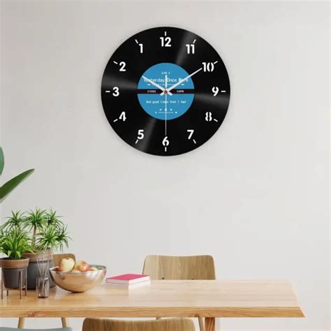 HORLOGE MURALE À L envers 12 Horloge Décorative Pour Bureau Salle