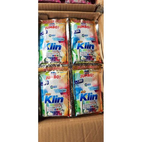 Jual Soklin Liquid Jumbo Detergent Cair 1 Renceng So Klin Liquid 1000