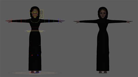 Stylized Ethnic Rigs Arab 3D Model TurboSquid 2017198