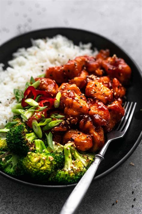 Sticky Sesame Chicken Creme De La Crumb Chicken Dishes Recipes