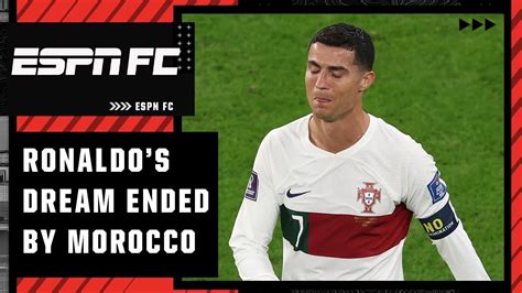 Full Reaction As Cristiano Ronaldos Dream Ended By Morocco