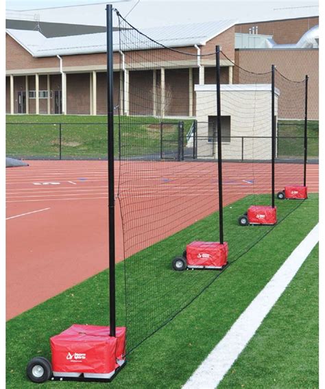 Jaypro Pfn 1260pkg Portable Field Backstop Netting System 12 X 60