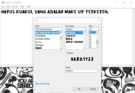 Cara Install Font Di Windows Ikon Gambar Icon Dan Fungsinya