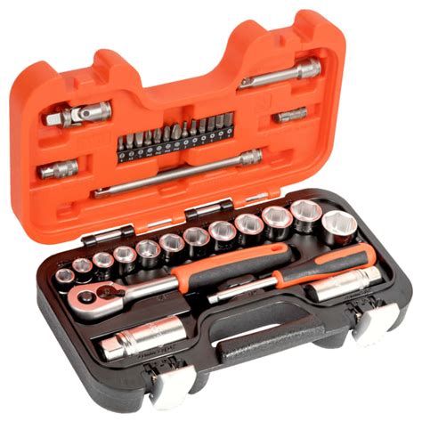 S330 Bahco Bahco 34 Piece Metric 1 4 In 3 8 In Standard Socket Bit