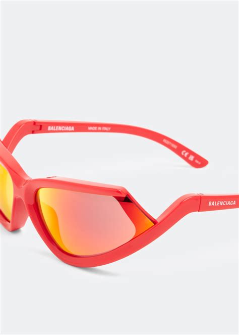 Balenciaga Side Xpander Cat Sunglasses For Women Red In Uae Level Shoes