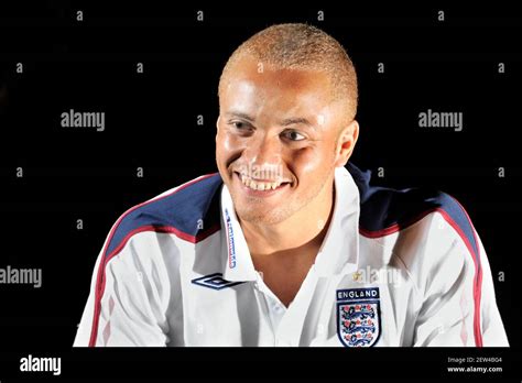 Wes Brown England And Man Utd At The Abraham Moss School Manchester