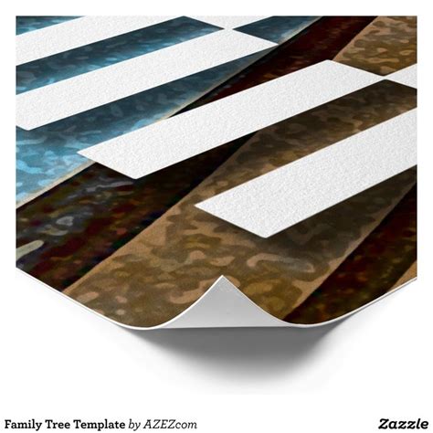 Family Tree Template Poster | Zazzle