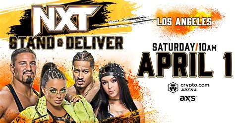 Cartelera Actualizada NXT Stand And Deliver 2023