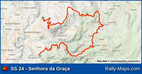 Ss Senhora Da Gra A Stage Map Rally Internacional Tap Wrc