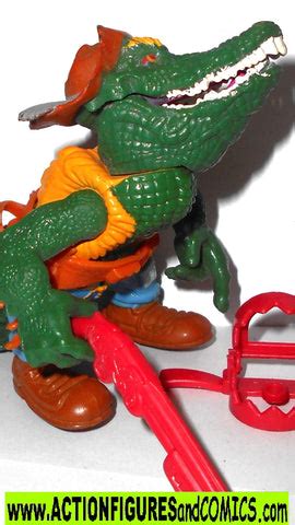 teenage mutant ninja turtles LEATHERHEAD 1989 Complete tmnt ...