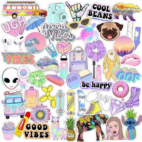 Laptop Stickers Aesthetic Waterproof Trendy Stickers