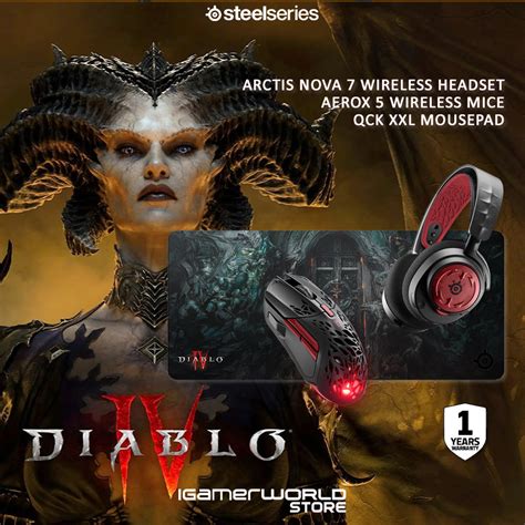 Jual Steelseries Bundle Set Diablo Iv Limited Edition Gaming Shopee