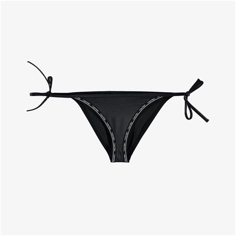Calvin Klein String Side Tie Kadın Siyah Bikini Altı KADIN Mayo Bikini