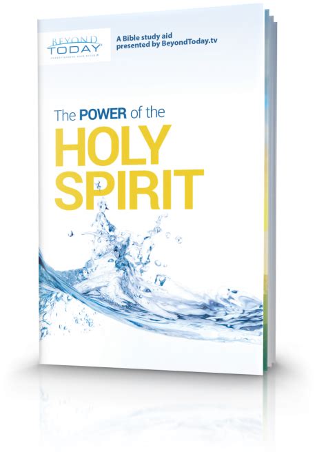 Bible Study On The Power Of The Holy Spirit - Study Poster