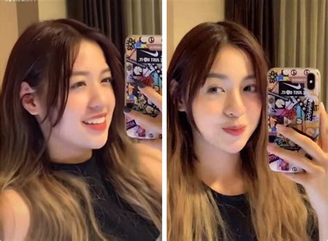 Hot girl trứng rán cần mỡ bắp cần bơ bất ngờ lộ nhan sắc kém xinh khi không có app cộng đồng