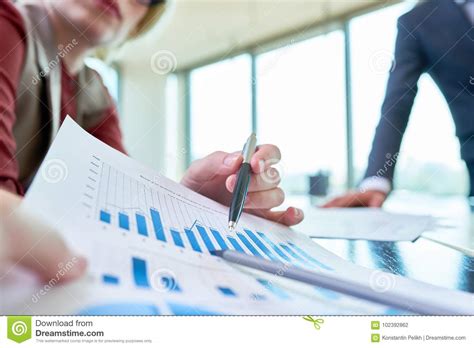 Working Meeting Of Financial Managers Stock Photo Image Of