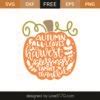 Pumpkin Words SVG Cut File SVG LoveSVG