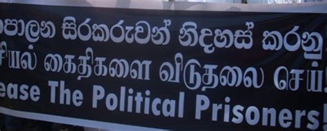 Sri Lanka No Political Prisoners Justice Minister Wijeyadasa • Sri