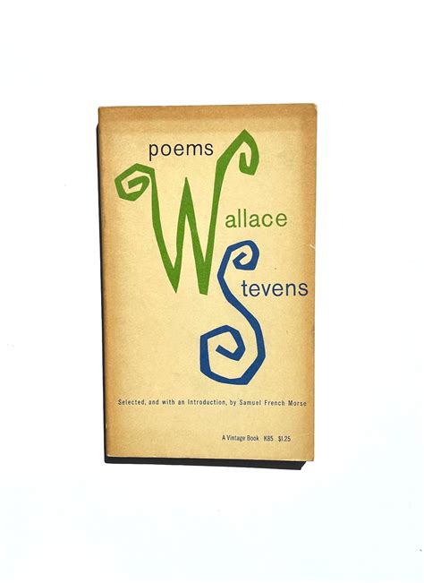 Wallace Stevens Poems 1959 Vintage Paperback First - Etsy