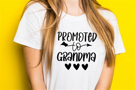 Promoted To Grandma Svg Cut File Graphic By Dapiyupi · Creative Fabrica