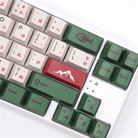 Keys Camping Keycap Set Cherry Profile Pbt Five Sided Sublimation