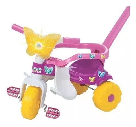 Velotrol Motoquinha Triciclo Infantil Aro E Empurrador Frete Gr Tis