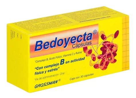 Bedoyecta Complejo B Capsulas Mercadolibre